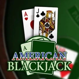 American Blackjack online game logo by Habanero on slotoroo.com.pl