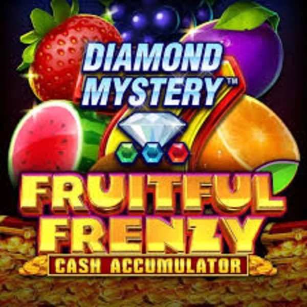 Official Slots logo: Diamond Mystery Fruitful Frenzy Cash Accumulator by Greentube at Slotoro Casino